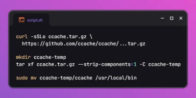 Install Ccache on Ubuntu 26.04