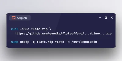 Install flatc on Ubuntu 26.04