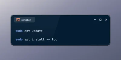 Install Tiny C Compiler on Ubuntu 26.04