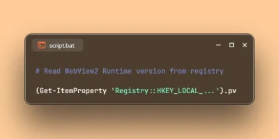 2 Methods to Check WebView2 Runtime Version on Windows