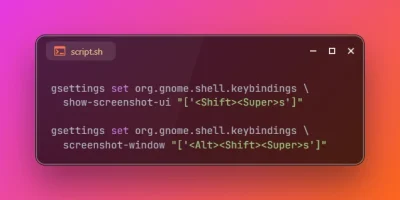 Change Screenshot Shortcuts on Ubuntu