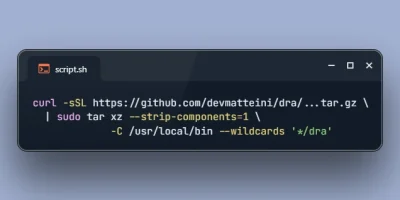 Install DRA GitHub Release Asset Downloader on Ubuntu 26.04