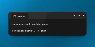 Install pnpm on Ubuntu 26.04