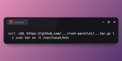 Install rust-parallel on Ubuntu 26.04