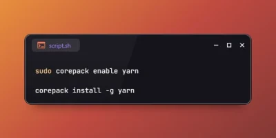 Install Yarn on Ubuntu 26.04