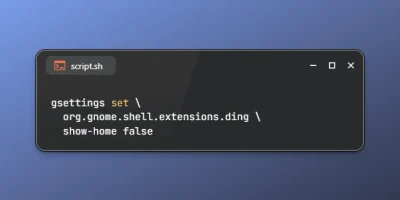Remove Home Directory Icon from Desktop on Ubuntu