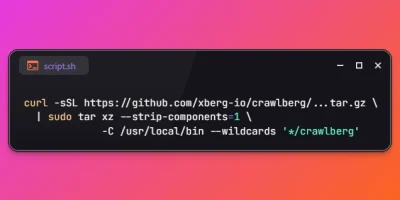 Install Crawlberg on Ubuntu 26.04