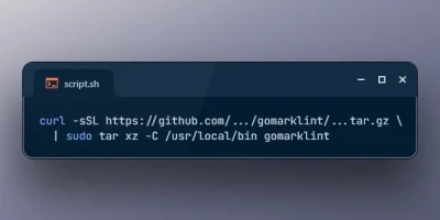 Install gomarklint on Ubuntu 26.04