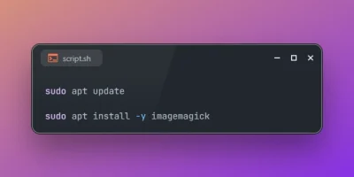 Install ImageMagick on Ubuntu 26.04