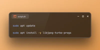 Install libjpeg-turbo Utilities on Ubuntu 26.04