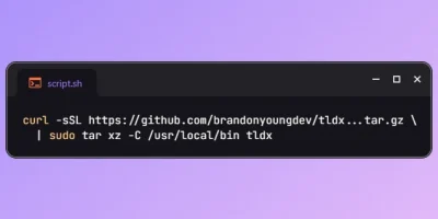 Install tldx on Ubuntu 26.04