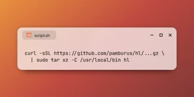 Install hl Log File Viewer on Ubuntu 26.04