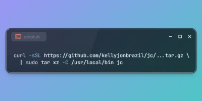 Install jc Command Output Converter on Ubuntu 26.04