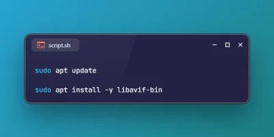 Install libavif Utilities on Ubuntu 26.04