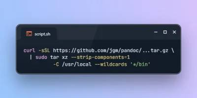 Install Pandoc on Ubuntu 26.04