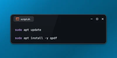 Install QPDF on Ubuntu 26.04