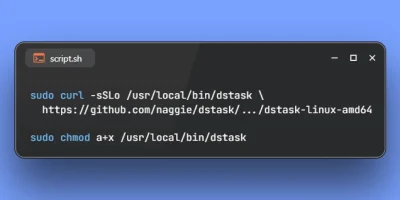 Install dstask on Ubuntu 26.04