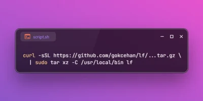 Install lf Terminal File Manager on Ubuntu 26.04