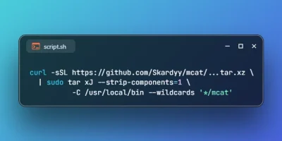 Install Mcat Terminal File Viewer on Ubuntu 26.04
