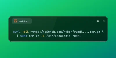 Install rumdl on Ubuntu 26.04