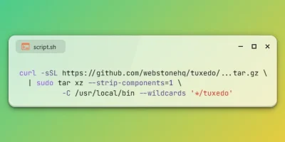 Install tuxedo Todo Manager on Ubuntu 26.04