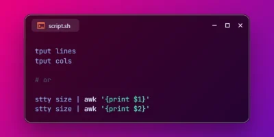2 Methods to Get Terminal Size on Linux