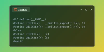 Use Branch Prediction Hints in C