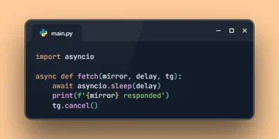 Cancel Task Group in Python 3.15