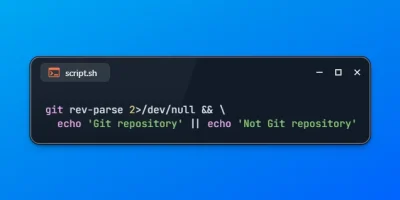 Check if Directory is Git Repository