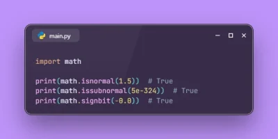 Check Special Floating-Point Values in Python 3.15