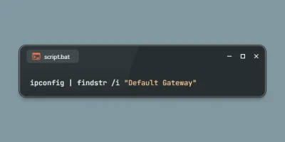 2 Methods to Get Default Gateway IP Address on Windows