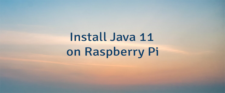 Install Java 11 on Raspberry Pi