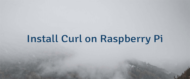 Install Curl on Raspberry Pi