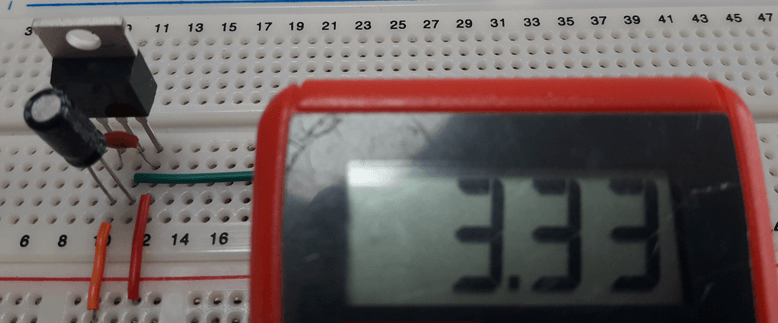 5-15V to 3.3V Converter Using LD1117V33 Voltage Regulator