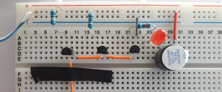 Non-Contact AC Voltage Detector Using BC547 Transistors