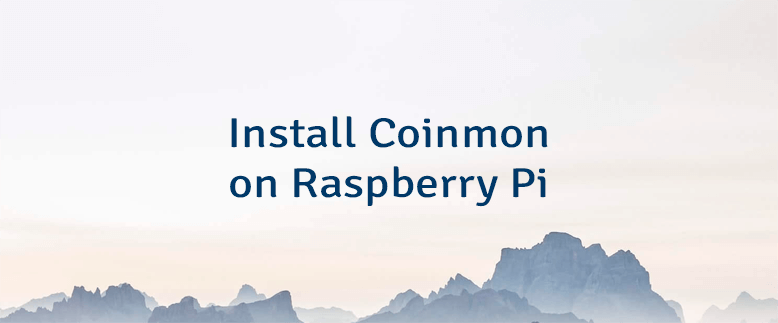 Install Coinmon on Raspberry Pi