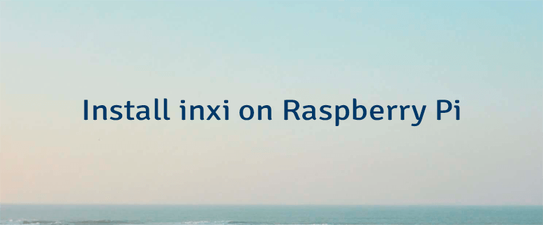 Install inxi on Raspberry Pi