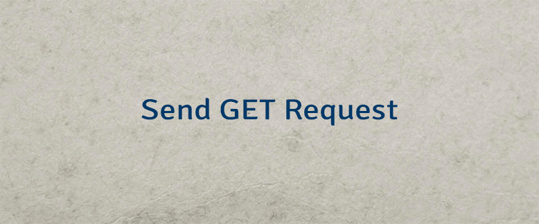 Send GET Request