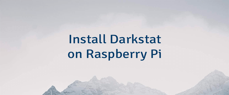 Install Darkstat on Raspberry Pi
