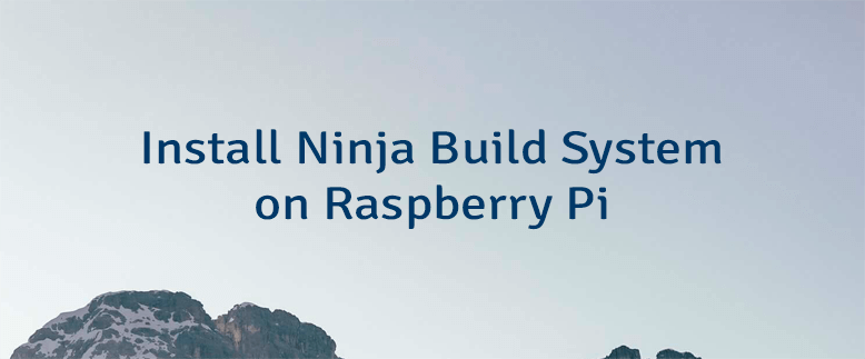 Install Ninja Build System on Raspberry Pi