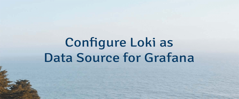 Configure Loki as Data Source for Grafana