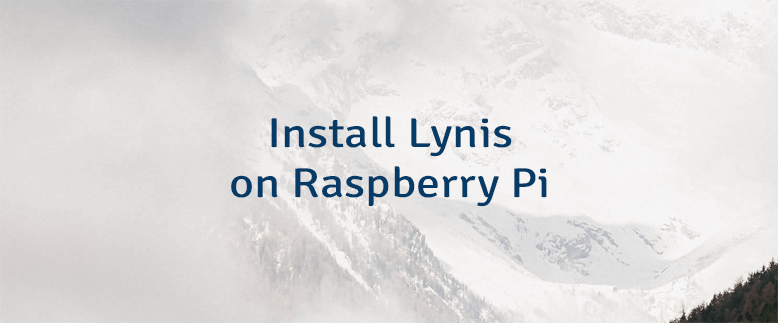Install Lynis on Raspberry Pi