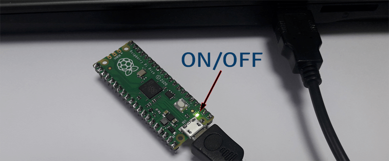 Blink the Onboard LED on Raspberry Pi Pico