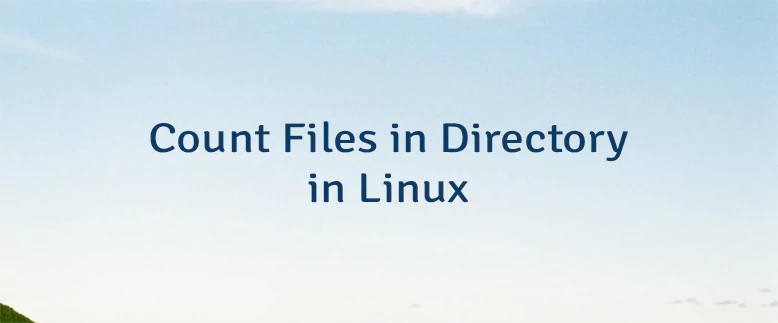 Count Files in Directory in Linux