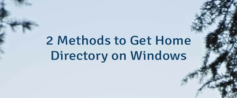 2 Methods to Get Home Directory on Windows