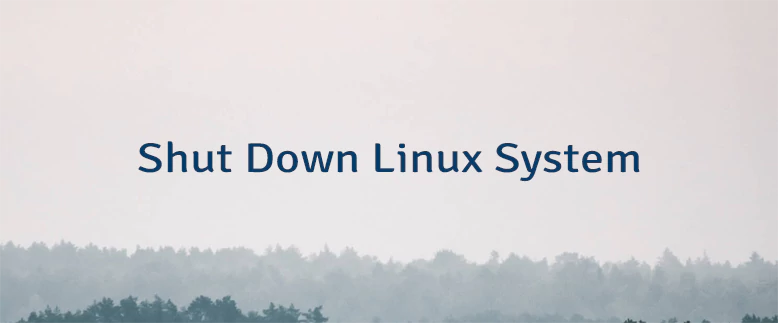 Shut Down Linux System