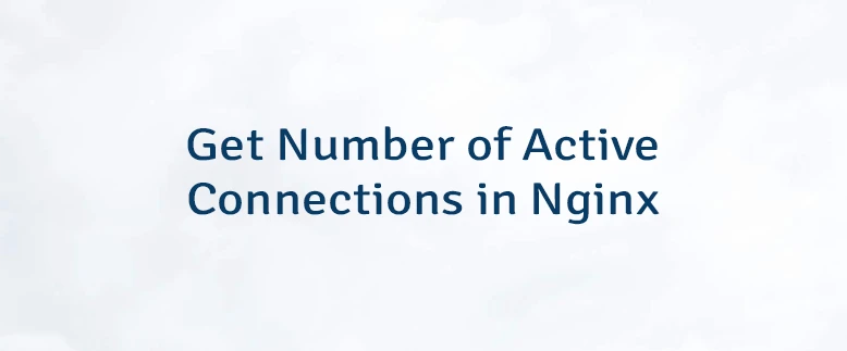 Get Number of Active Connections in Nginx