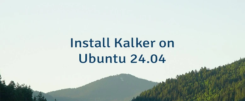 Install Kalker on Ubuntu 24.04