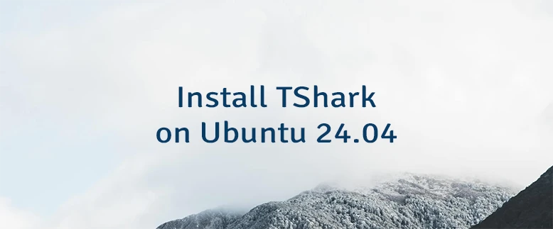 Install TShark on Ubuntu 24.04