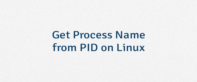 Get Process Name from PID on Linux